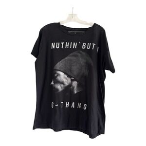 SNOOP DOGG 2018 Men's Black Nuthin' But A G-Thang Graphic Tee T-Shirt-MEDIUM
